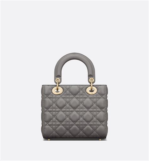 lady dior my abcdior bag steel gray cannage lambskin|Small Lady Dior My ABCDior Bag Steel Gray Cannage Lambskin.